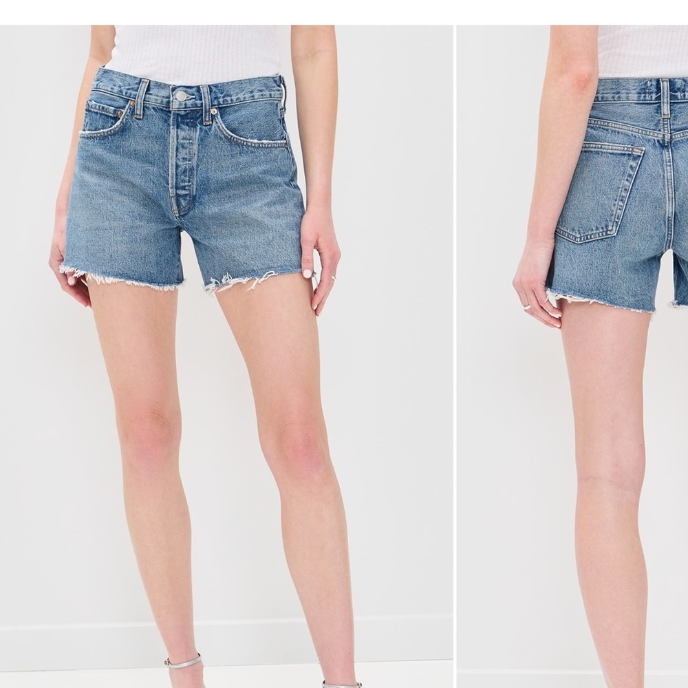 Goldsign Women's Blue Denim Shorts